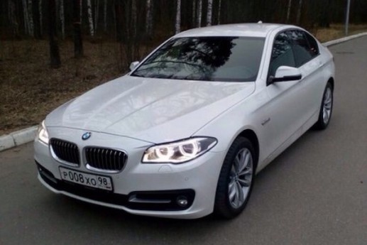 Аренда белого BMW 5 серии в СПб
