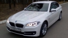 Аренда белого BMW 5 серии в СПб